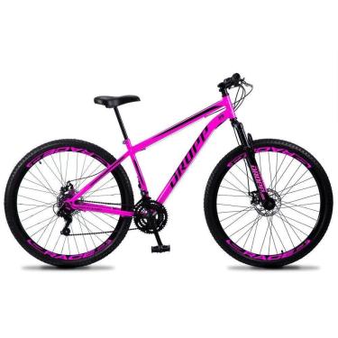 Imagem de Bicicleta Aro 29 Dropp 21v Suspensão e Freio a Disco Rosa 19
