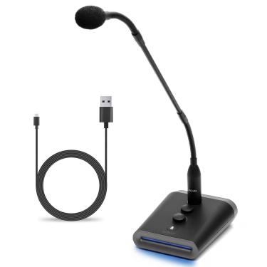 Imagem de Microfone Gooseneck Movo GM-7 Professional com interface USB