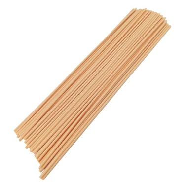 Imagem de 50 peças de palhetas difusoras de fibra natural, 30 cm de comprimento, 3 mm de diâmetro, refil de forte absorção, palhetas de substituição para bastão difusor, óleo essencial, aroma, fragrância, varão