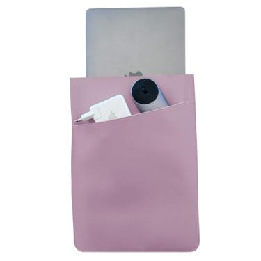 Imagem de Pasta Case para Notebook com Bolso Rosa Claro (13 Polegadas)