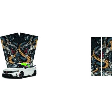 Imagem de Adesivo Personalizado Para Coluna Porta Carro Decorativo 255 - Resitan