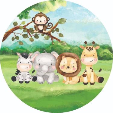 Imagem de Painel Redondo 3D Sublimado Safari Frd-089