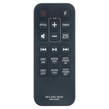 Imagem de Beyution AKB74935621 Controle remoto substituído compatível com LG Sound Bar SJ2 SPJ2B-W SJ2.AEUSLLK SJ2.DEUSLLK Soundbar Home Theater Systems Substituto Remote Model COV33552424