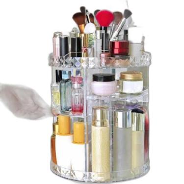 Imagem de Super Organizador Maquiagem Acrílico Giratório Lápis Olho - Sweet Home