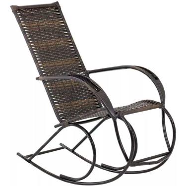 Imagem de Cadeira De Balanço Para Jardim, Edícula Trama Pedra Ferro
