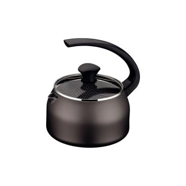 Imagem de Chaleira Em Alumínio Com Antiaderente Chumbo 1,9l - Tramontina