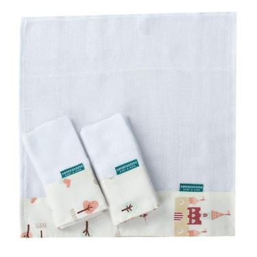 Imagem de Conjunto 3 Paninhos Fraldinha de Boca Bebê Conto de Fadas - Home Ferna