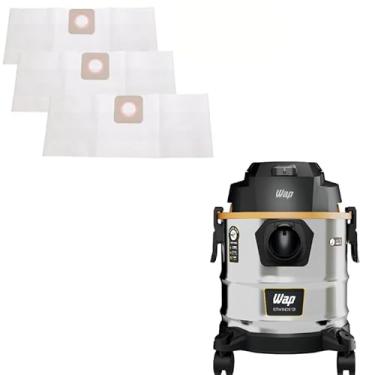 Imagem de 3 Filtros Saco Aspirador De Pó E Água Wap Gtw Inox 12i Gtw12i 220v