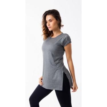 Imagem de Blusa Feminina Vest legging Mescla - Sallada Mista, Cinza, G, VISCOSE