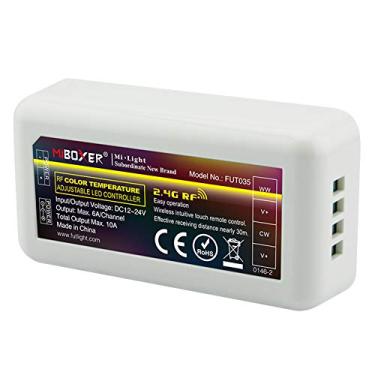 Imagem de LGIDTECH Fita De Led Fut035 Miboxer Cct Dual White Ww+Cw 2.4 Ghz Rf Sem Fio Com 4 Zonas E Caixa Receptora. Controlada Pelo Gateway Fut007 B2 Wl-Box1 (Vendida Separadamente)