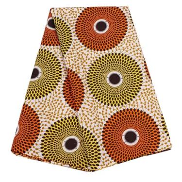 Imagem de Tecido africano de 6 jardas impresso tecido de cera africano Ankara tecido para vestido de festa (3464)