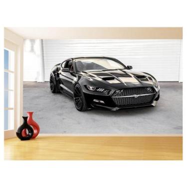 Imagem de Papel De Parede 3D Carro Ford Mustang Muscle Car 3,5M Car90 - Você Dec