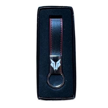 Imagem de Chaveiro Quattro Car Vermelho Em Couro Pu