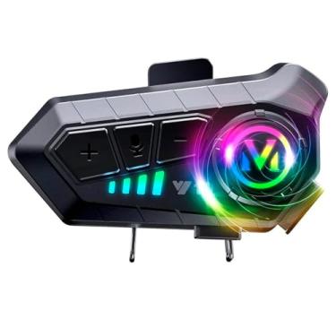 Imagem de Fone de ouvido sem fio Bluetooth para capacete de motocicleta com microfone