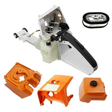 Imagem de HUYUR Tampa Do Filtro De Ar Tanque Combustível Com Alça Traseira E Cobertura Superior Para Motosserra Stihl Ms440