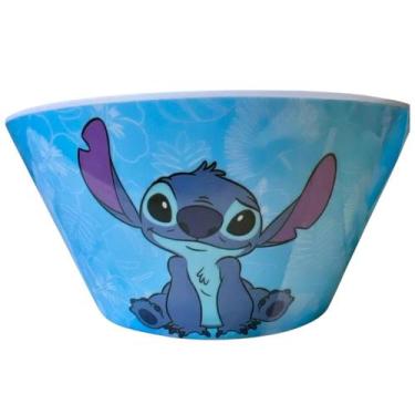 Imagem de Tigela Stitch Pote Melamina Sobremesa Sorvete 750ML Disney - Marca
