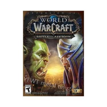 Imagem de Modern World of Warcraft Jogo Metal Tin Sign Cartaz, Wall Art, Quarto,