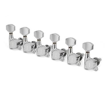 Imagem de Gotoh Máquinas de afinação Schaller, 6 em linha, cromadas