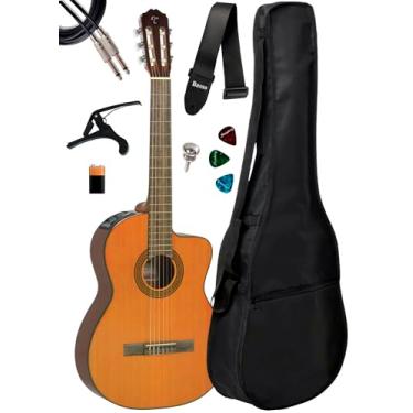 Imagem de Violão Takamine Gc3 Ce Natural + Capa E Acessórios