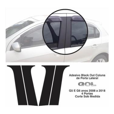 Imagem de Adesivo Blackout Esportivo Gol G5 2009 10 11 12 4 portas - Resitank