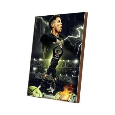 Imagem de Cristiano Ronaldo HD Poster Famosa Estrela De Futebol Casa Quarto Bar 