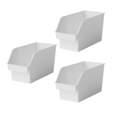 Imagem de WeiLaiKeQi 3 peças Cesto de armazenamento de cebola empilhável decoração organizador de brinquedos lanche cesta de armazenamento para mesa de centro balcão de