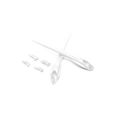 Imagem de ToughAsNails Kits de borracha de substituição para óculos de sol Oakley Flak 2.0 XL OO9188/Flak 2.0 OO9295, Kits de borracha branca, tamanho �nico