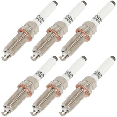 Imagem de SCITOO Conjunto de 6 velas de ignição de irídio de substituição para Mercedes-Benz C350, C450 AMG, CLS400, E350, E43 AMG, GLE400, GLE43 AMG, GLE550e, GL450, GLC43 AMG, S450, S560e, GLS450 Substitui