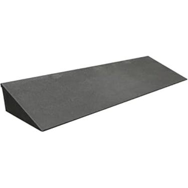 Imagem de As Rampas Para Cadeiras De Rodas Para Portas Com Degraus São Resistentes E Antiderrapantes, Adequadas Para Portas, Varredoras, Banheiros, Escadas, Skate, Bicicletas, 50 * 10 * 3cm