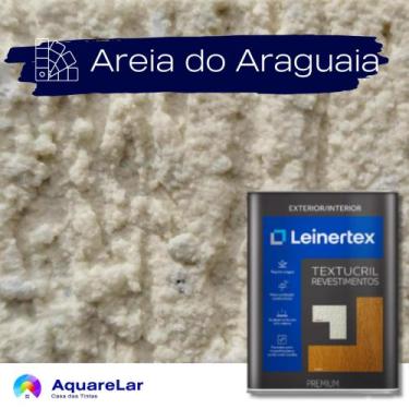 Imagem de RÚSTICO (GRAFIATO) TEXTUCRIL LEINERTEX 23Kg, AREIA DO ARAGUAIA