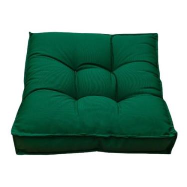Imagem de Almofada Futon 45x45 Assento Turco Colorido Cores Decoraçao Design Shelter(Verde Bandeira)