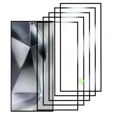Imagem de Kit 5 Películas De Vidro 3D Para Samsung Galaxy S24 Ultra Cobre Toda a Tela do Aparelho