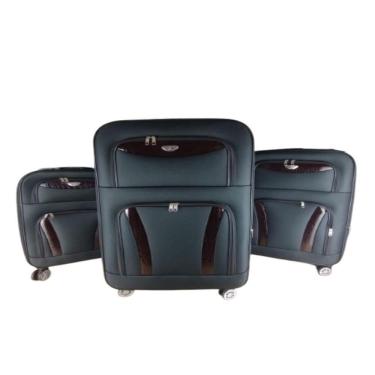 Imagem de Kit Conjunto De Mala De Viagem Expansível 360º Com 4 Rodas Giratórias, 3 Peças (p, M, G...