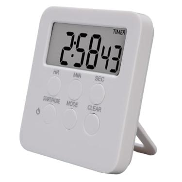 Imagem de Cffuvros Cronômetro de Cozinha Digital de Contagem Regressiva Multifuncional, Timer de Cozinha de Três Som para Crianças e Salas de Aula, Despertador de Contagem Regressiva, Timer