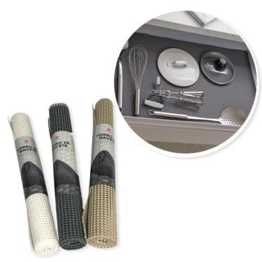 Imagem de Forro Antiderrapante para Gavetas e Prateleiras, 30x100cm, PVC, Cores Sortidas