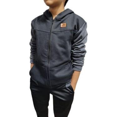 Imagem de Blusa Frio Flanelada Juvenil Masculina Roupa Jovem Qualidade - Paraíso