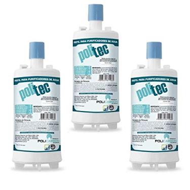 Imagem de Kit 3 Filtro Refil Purificador Agua Esmaltec Acqua 7 Purágua
