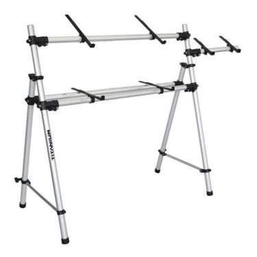 Imagem de Rack Para 2 Teclado Musical Arranjador e Sintetizador da Titanium TY212 + Suporte Lateral BEM p/ Notebook