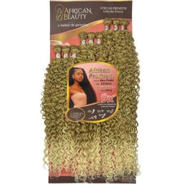 Imagem de Aplique Cacheado Fibra Bio Proteina Meu Poder Entrelace 80cm African B