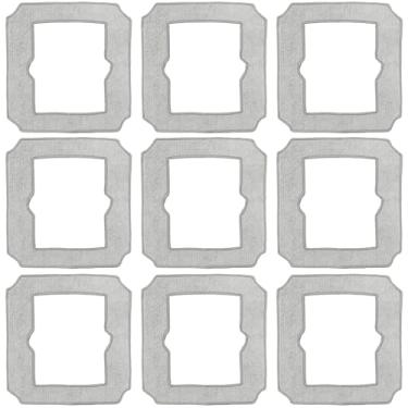 Imagem de Almofadas de limpeza para ECOVACS WINBOT Mini robô de limpeza de janelas, acessórios de substituição laváveis e reutilizáveis, 9 peças