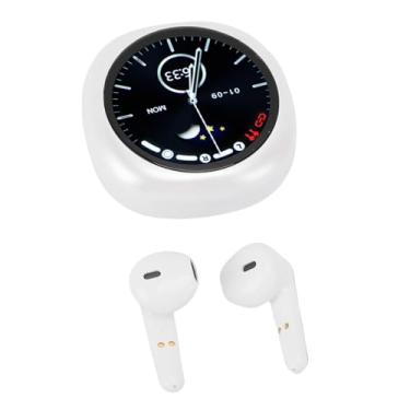 Imagem de Yunseity Tradução Em Tempo Real Os Fones de Ouvido, 133 Idiomas, Sem Fio 5.4 Recarregável 3 Em 1 Tradução Ear Fones de Ouvido Com App for Business Travel Learning (WHITE)