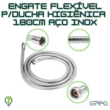 Imagem de Engate Flexível Mangueira Chuveiro Ducha Higiênica 180 Cm - Gpec