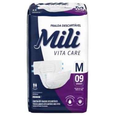Imagem de Mili fralda descartável Vita Care Adulto, M