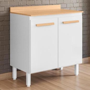 Imagem de Balcão de Cozinha Melinda 80cm com Tampo MDP - Bela Móveis - Nicioli, 