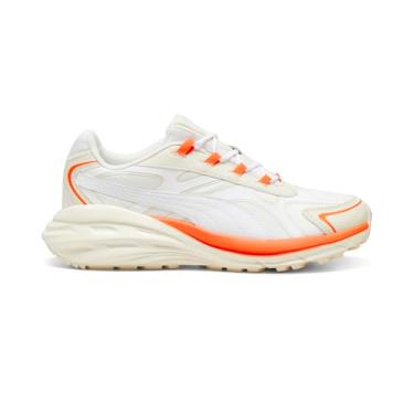 Imagem de PUMA Tênis masculino de couro hipnótico, preto, cinza forte, 42, Quente branco-branco-alpino Snow-flame cintilante, 44