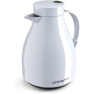 Imagem de Garrafa Térmica Paris com Gatilho para Chá e Café 500 ml (Branco)