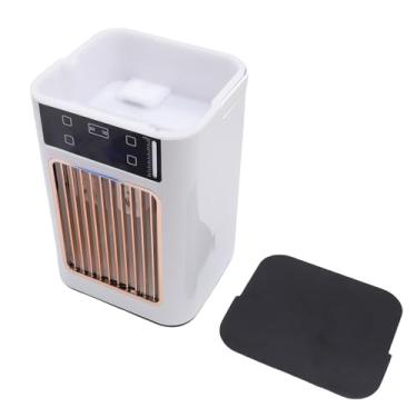 Imagem de Aramox Ventilador Portátil do Refrigerador de Ar, Capacidade de água de 900 Ml 3 Velocidades de e Opções de Nebulização Dupla Eficientes