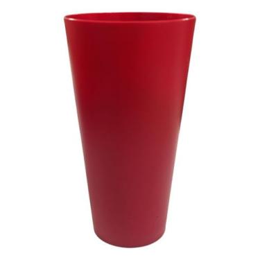 Imagem de Kit 50 Copos Ecológicos 550ml Reutilizáveis – Ideais para Festas e Eventos (Vermelho)