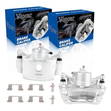 Imagem de VIPCAR Pinças de freio a disco dianteiro esquerdo e direito com suporte – Compatível com Acura ILX 2013–2015, Honda Accord 2003–2017, Civic 2013–2021, CR-Z 2016, Fit 2013–2014 – Substitui 19B2660&