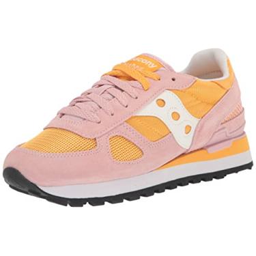 Imagem de Saucony Women's Shadow-original's Sneaker, Pink/Orange, 5.5